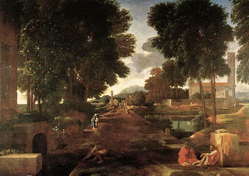 Nicolas Poussin A Roman Road 1648 Oil on canvas Spain oil painting art